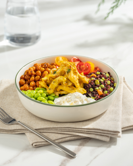 Soslu Tavuklu Bowl