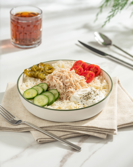 Haşlanmış Tavuklu Bowl