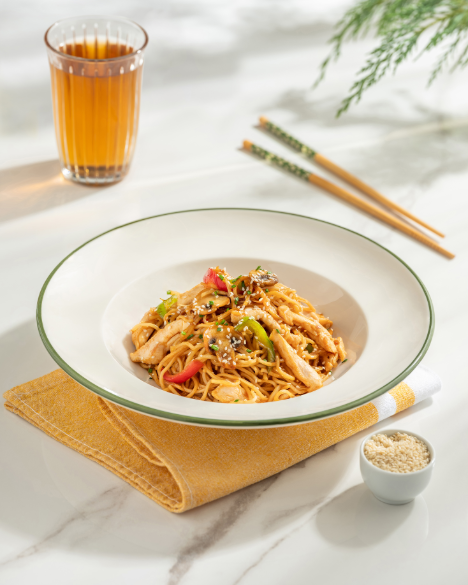 Tavuklu noodle