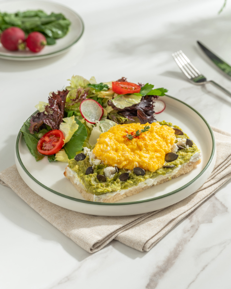 Avokado Scrambled Eggs